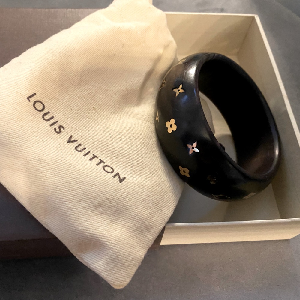 Louis Vuitton wood bracelet